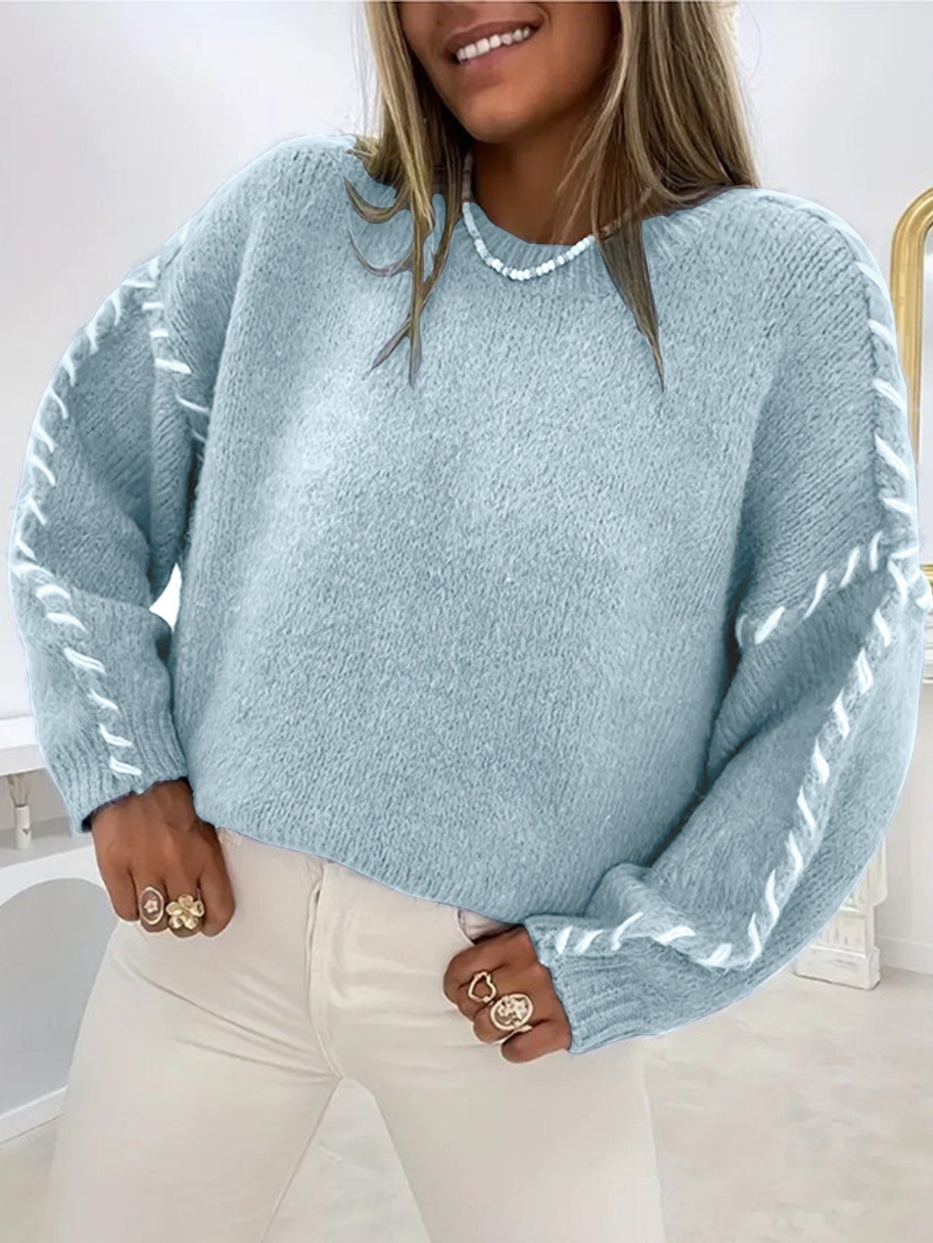 Winter glow sweater